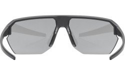 Uvex Vectiv Sunglasses, Black Matt / Mirror Silver