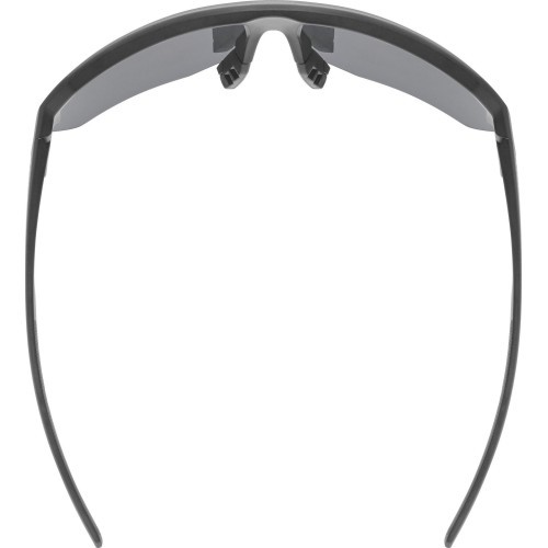 Uvex Vectiv Sunglasses, Black Matt / Mirror Silver
