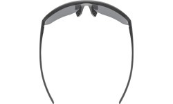 Uvex Vectiv Sunglasses, Black Matt / Mirror Silver