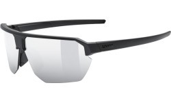 Brilles Uvex Vectiv, black matt / mirror silver