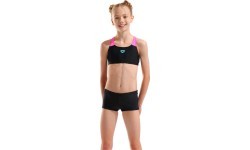 Bikini Arena G Solid, melns-spilgti rozā, L - 590