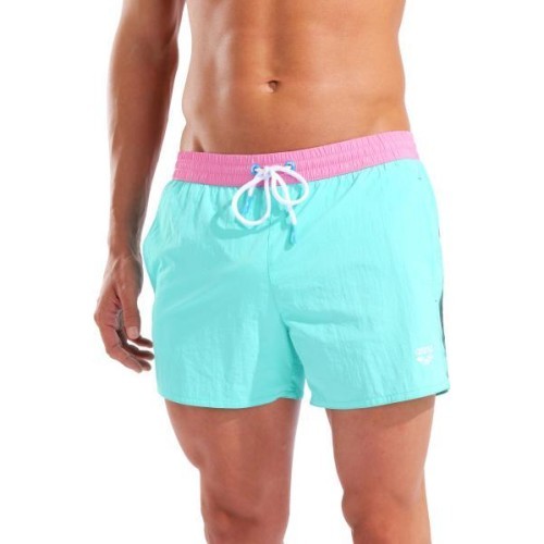 Pludmales šorti M Tapes Beach X-Short ūdens-rozā-violets-balts L - 899