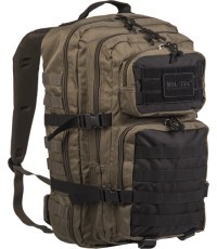 Mil-Tec US Assault Large mugursoma zaļa/melna 36 l