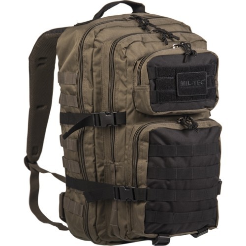 Рюкзак Mil-Tec US Assault Large зелёный/чёрный 36 л