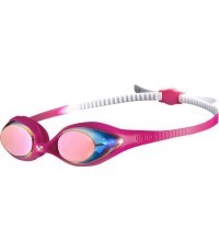 Peldbrilles Arena Spider Mirror Jr, rozā