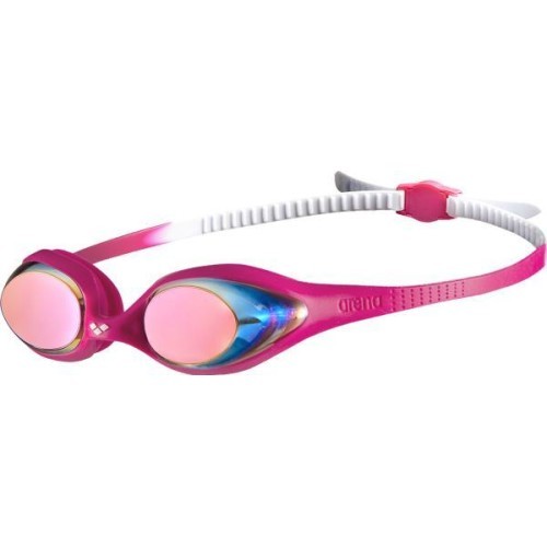 Peldbrilles Arena Spider Mirror Jr, rozā