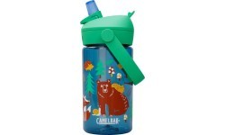 Bērnu pudele Thrive Flip Straw 0,4 l, Friendly Forest