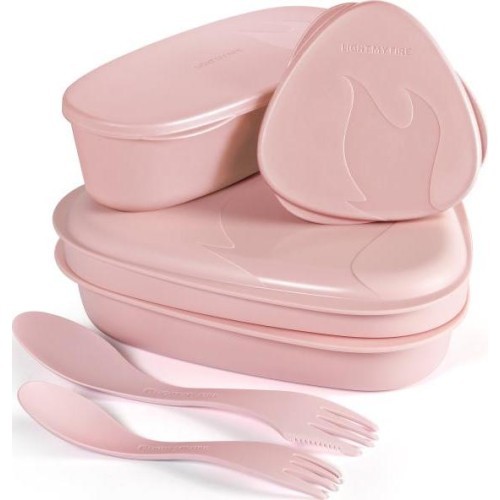 LunchKit 2.0 putekļaini rozā