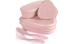 LunchKit 2.0 putekļaini rozā