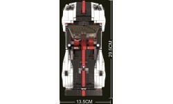 Sports Car Block Set 960 pcs. White