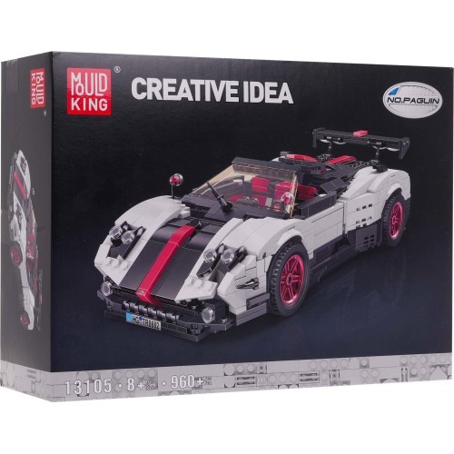 Sports Car Block Set 960 pcs. White