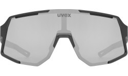 Uvex Sequenze Glasses Black Matt / Mirror Silver