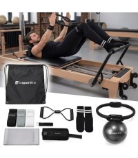 Pilates komplekts inSPORTline Sinuata - Melna