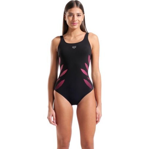 Milena Wing Back C Cup peldkostīms, Black-Fairy Rose, 38 - 509