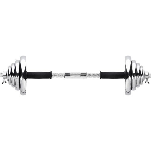 Chrome Dumbbell - Barbell Set In Suitcase HMS STC55, 55kg