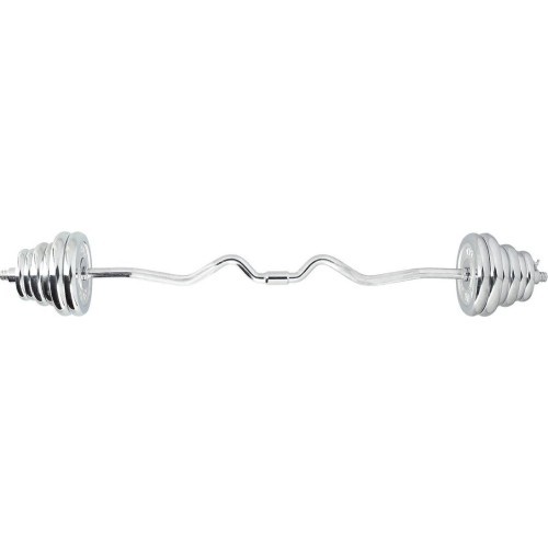Chrome Dumbbell - Barbell Set In Suitcase HMS STC55, 55kg