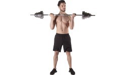 Chrome Dumbbell - Barbell Set In Suitcase HMS STC55, 55kg