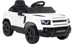 Elektromobilis Land Rover Defender, balts
