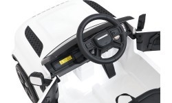 Elektromobilis Land Rover Defender, balts