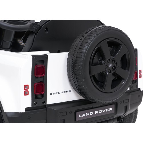 Elektromobilis Land Rover Defender, balts