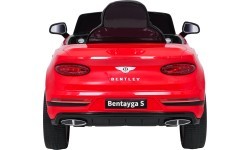 Электромобиль Bentley Bentayga S, красный