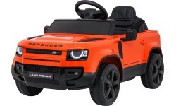 Электромобиль Land Rover Defender, оранжевый