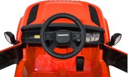Электромобиль Land Rover Defender, оранжевый