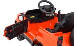 Elektromobilis Land Rover Defender, oranžs