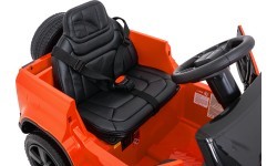 Электромобиль Land Rover Defender, оранжевый