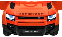 Электромобиль Land Rover Defender, оранжевый