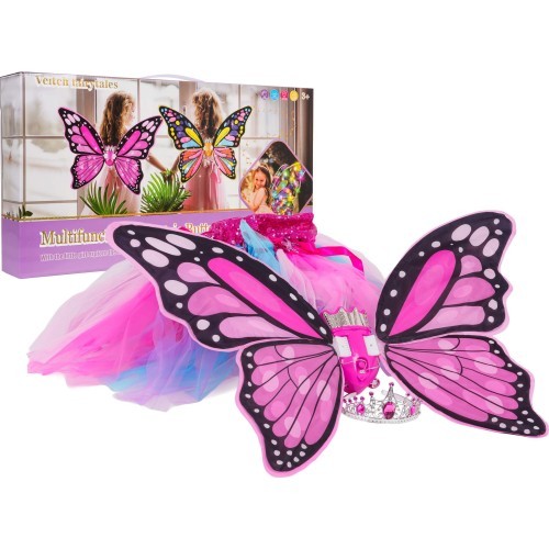 Butterfly Wings Set + Rainbow Dress
