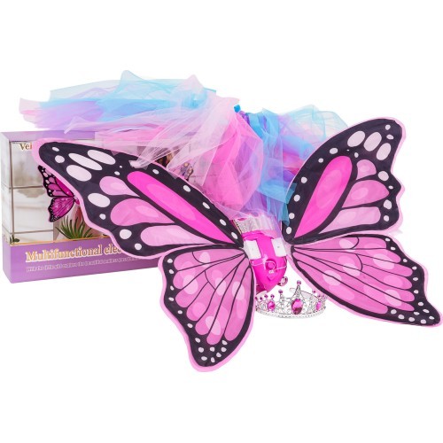 Butterfly Wings Set + Rainbow Dress