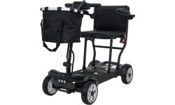 EasyGo Black Four-Wheel Electric Scooter for Seniors