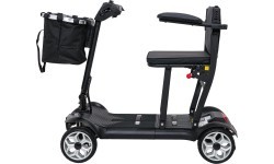 EasyGo Black Four-Wheel Electric Scooter for Seniors