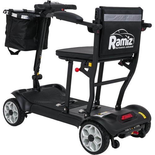 EasyGo Black Four-Wheel Electric Scooter for Seniors