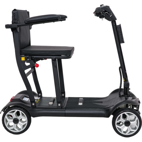 EasyGo Black Four-Wheel Electric Scooter for Seniors
