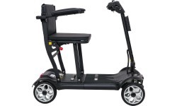 EasyGo Black Four-Wheel Electric Scooter for Seniors