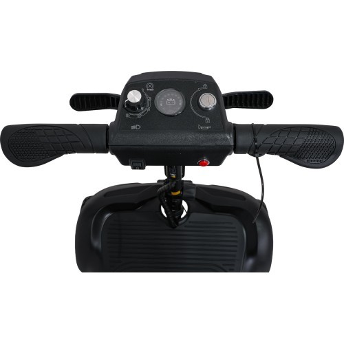 EasyGo Black Four-Wheel Electric Scooter for Seniors