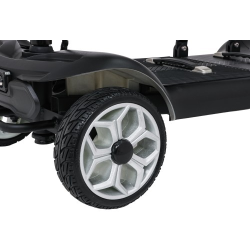 EasyGo Black Four-Wheel Electric Scooter for Seniors