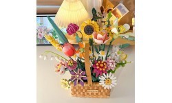 Spring Bouquet in a Basket Building Blocks Set 1615 pcs.
