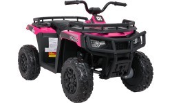 Детский электромобиль WOLF Pink 4x4 квадроцикл, розовый
