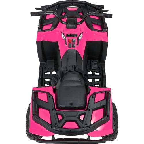 Bērnu elektromobilis WOLF Pink 4x4 kvadricikls, rozā