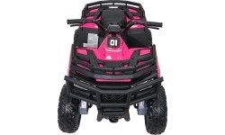 Детский электромобиль WOLF Pink 4x4 квадроцикл, розовый