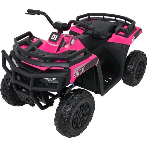 Bērnu elektromobilis WOLF Pink 4x4 kvadricikls, rozā