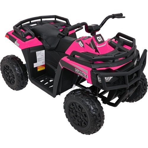 Bērnu elektromobilis WOLF Pink 4x4 kvadricikls, rozā