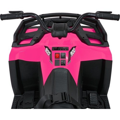Детский электромобиль WOLF Pink 4x4 квадроцикл, розовый