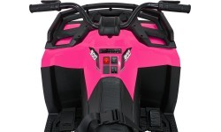 Детский электромобиль WOLF Pink 4x4 квадроцикл, розовый