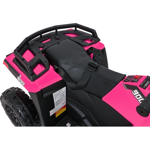 Детский электромобиль WOLF Pink 4x4 квадроцикл, розовый