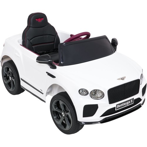 Elektromobilis Bentley Bentayga S, balts