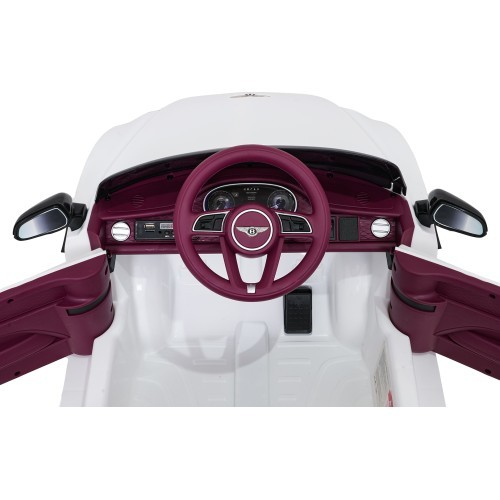 Elektromobilis Bentley Bentayga S, balts